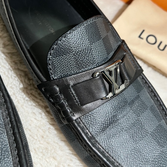 Louis Vuitton | Monogram Loafers Blended Fabrics Street Style Leather Logo - Picture 5 of 5
